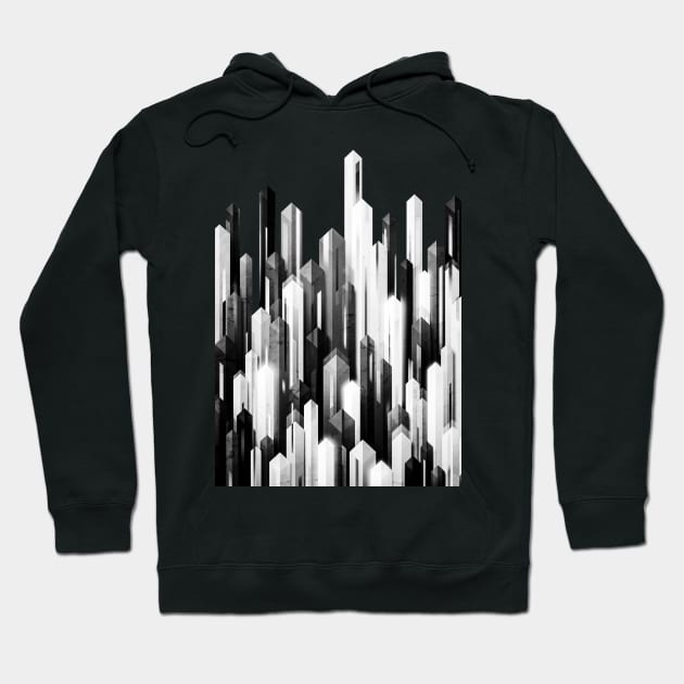 OBELISK POSTURE 2 (MONOCHROME) Hoodie by KinguOmega